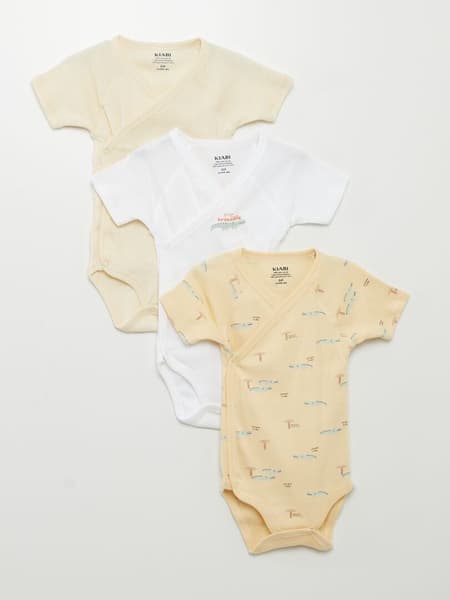 KIABI - Lot de 3 bodies fantaisie