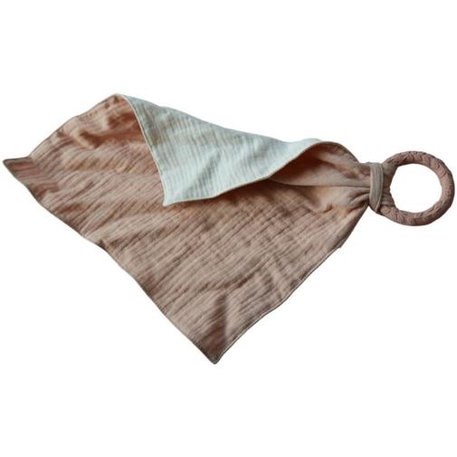 Natruba - Doudou de dentition Leaf Rose