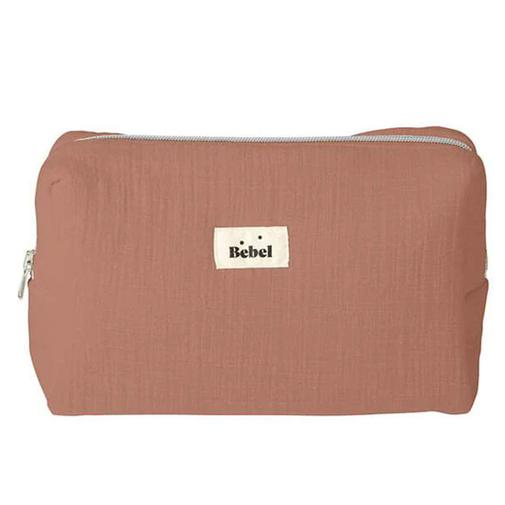BEBEL - Trousse de Toilette Effet Lin - Terracotta