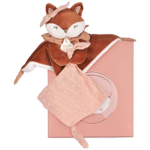 Doudou Et Compagnie - Doudou attache-sucette Mina marron (22 cm)