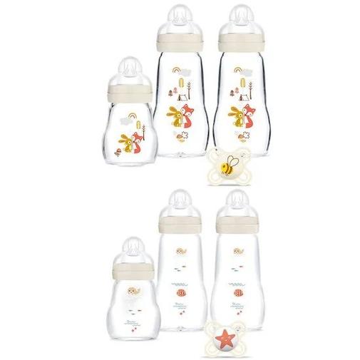 Mam - Coffret naissance biberons verre