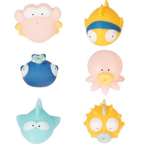 Badabulle - Jouets de bain Rigolo Splash (6 pièces)