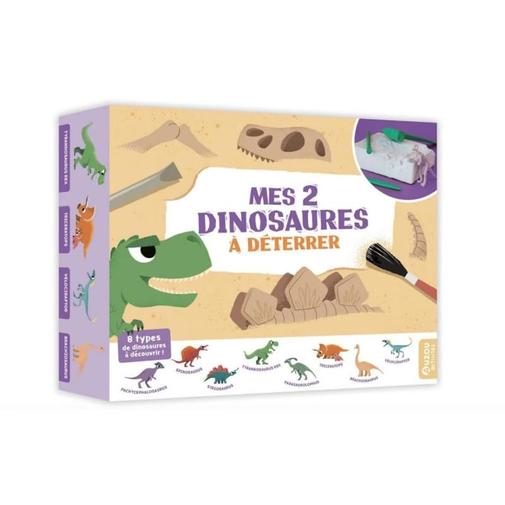 Éditions Auzou - Mes 2 dinosaures a deterrer - coffret d activite