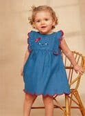SM - Robe chasuble en denim léger | Fille | Sergent Major