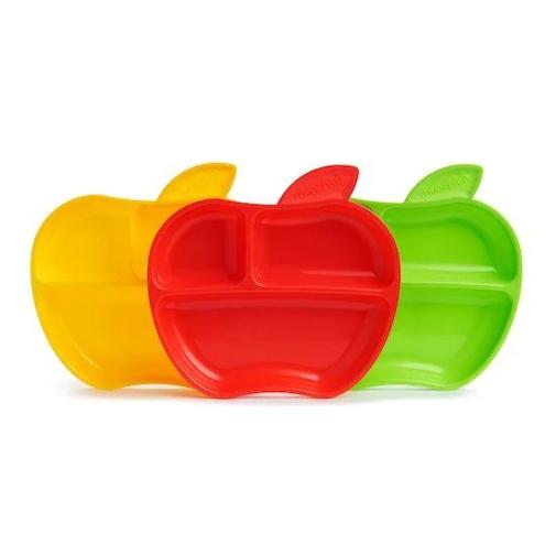 MUNCHKIN - Lot 3 assiettes Petite Pomme