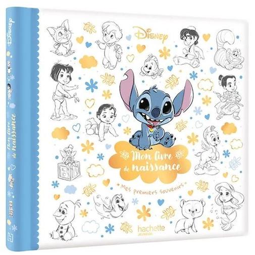 Hachette Jeunesse Disney - Disney - Stitch Mon livre de naissance mes premiers souvenirs