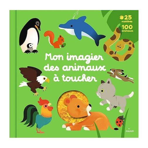 Milan - Livre - Mon grand imagier des animaux à toucher