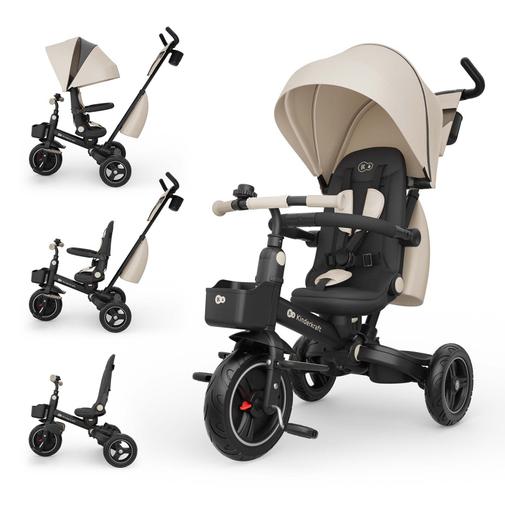 Kinderkraft - Tricycle pour enfants SPINSTEP 2 PLUS beige