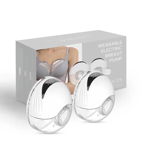 Skin Styles - Tire-lait électrique portable pour mère qui allaite Tire-lait mains libres sans BPA 4 modes et 12 niveaux Tire-lait avec écran LED mains libres avec tire-lait électrique portable, pour lait de bébé 210 ml 19 mm 21 mm 24 mm 2 pièces