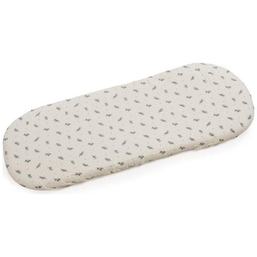 Walking Mum - Drap-housse pour nacelle + lange Mimosa Vert (35 x 82 cm)