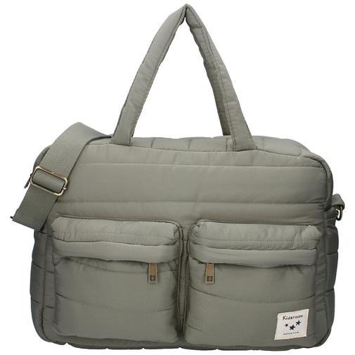 Kidzroom - Sac à langer matelassé imperméable vert