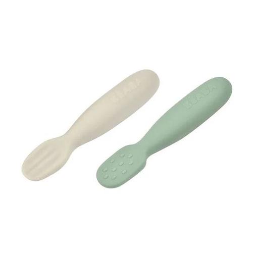 Béaba - Lot de 2 Pré Cuillères Silicone