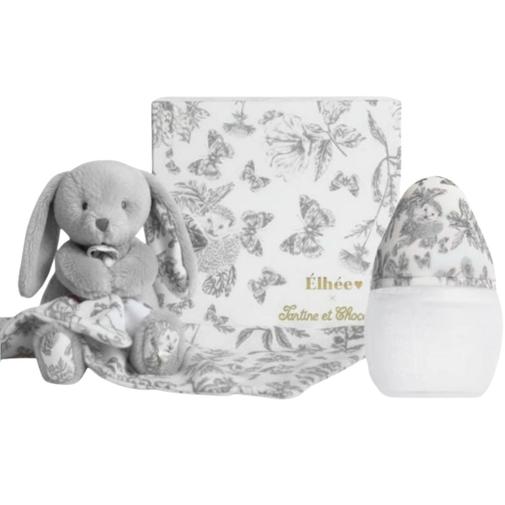 Elhée - Coffret Biberon et doudou X Tartine et Chocolat Gris