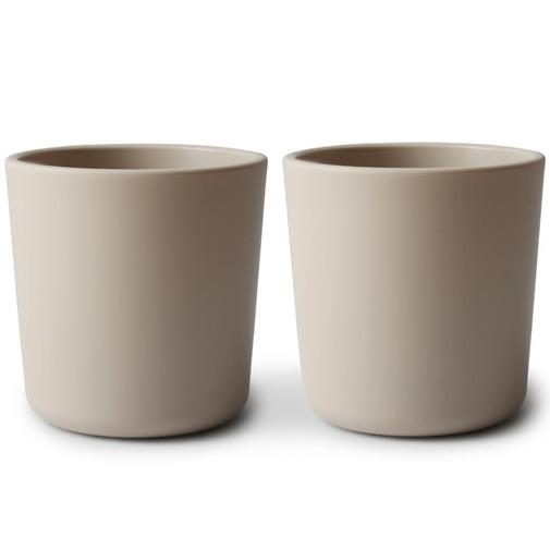 Mushie - Lot de 2 gobelets Vanilla