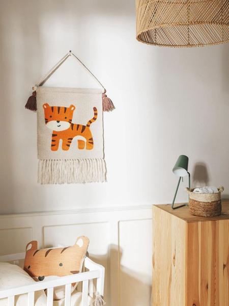 Benuta - Déco de mur orange 40x40