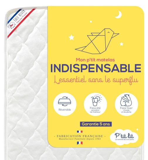 P'Tit Lit - Matelas bébé réversible 70x140