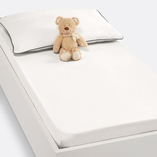 LA REDOUTE INTERIEURS - Lot de 2 draps housses coton, uni