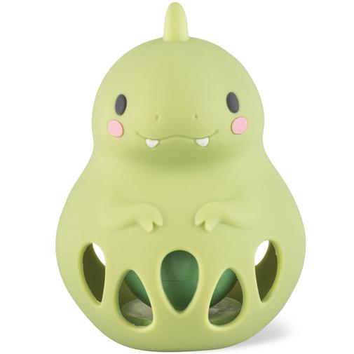 Tiger Tribe - Hochet et anneau de dentition en silicone Dino
