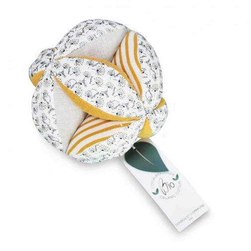 Doudou Et Compagnie - Balle de préhension Pollen l'Abeille Bio
