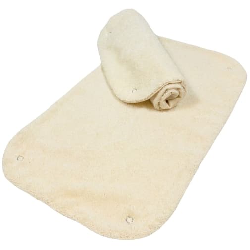 pitigaia.fr - lot de 2 tapis de rechange en éponge de coton bio pour housse de matelas et tapis à langer nomade