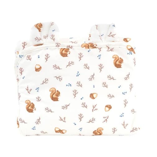 Little Crevette - Tapis à langer en coton bio* Noisette marron - Little Crevette