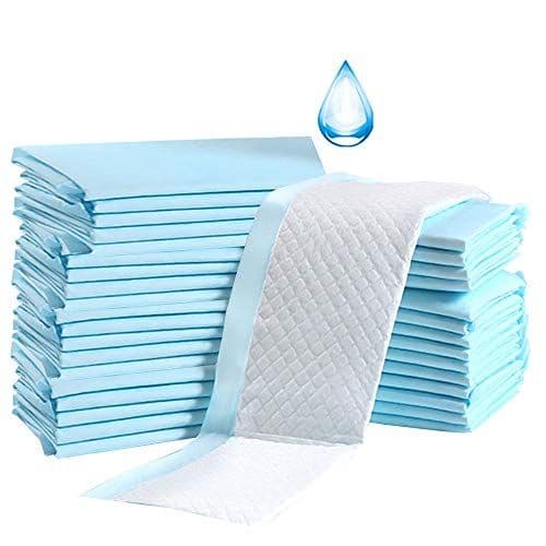 Buyockss - Lot de 100 alèses jetables pour table à langer, pour bébé, respirantes, imperméables, anti-fuite, à absorption rapide, 33 x 46 cm