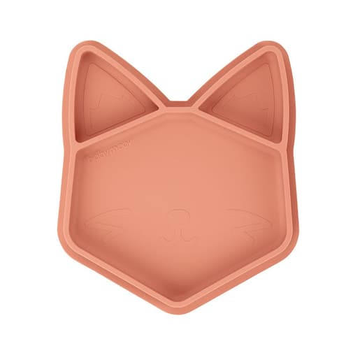 Babymoov - Assiette compartimentée en silicone ISY PLATE - Renard