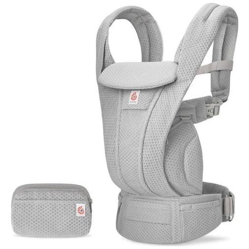 Ergobaby - Porte bébé Omni Deluxe Mesh Gris Clair