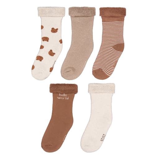 LA REDOUTE COLLECTIONS - Lot de 5 paires de chaussettes maille bouclette