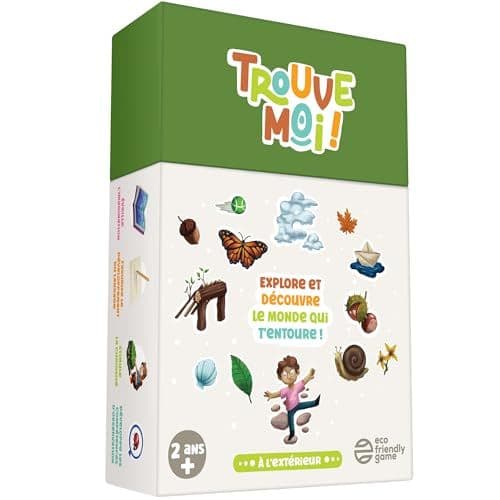 Oh Happy Games - Oh Happy Games Trouve-Moi ! Le Jeu de Cartes Éducatif et Ludique Approuvé par Les Parents - Activité Montessori, Jeu de société pour Enfants, Cherche et Trouve - Jeux Exterieur Enfant - À l'extérieur