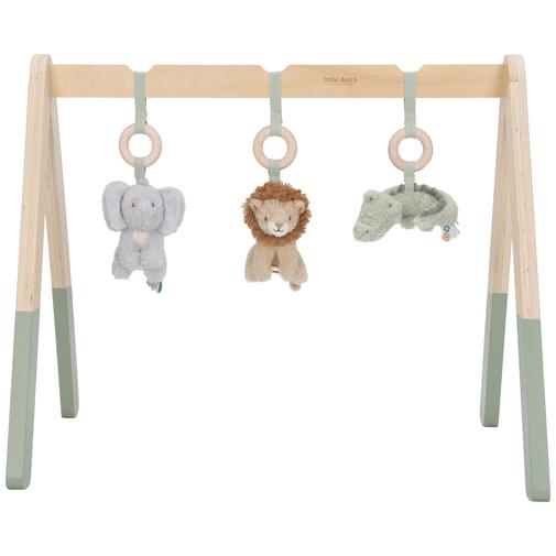 Little Dutch - Arche en bois Safari Friends avec 3 jouets d'activités