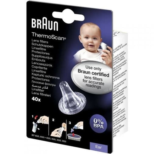 Braun - Lot de 40 embouts Thermo Scan