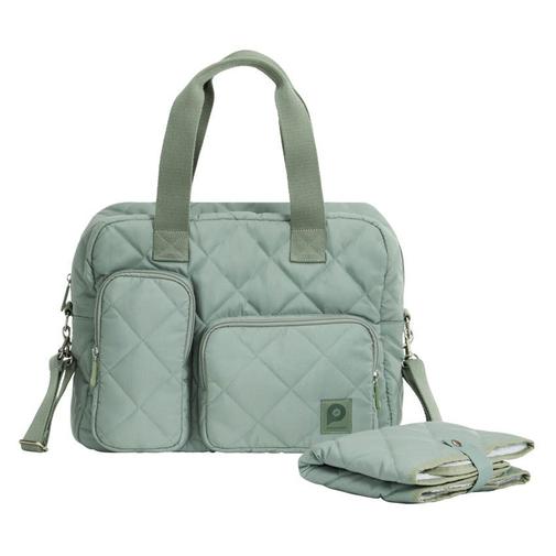 Prémaman - Sac à langer avec tapis matelassé Stockholm vert - Vert