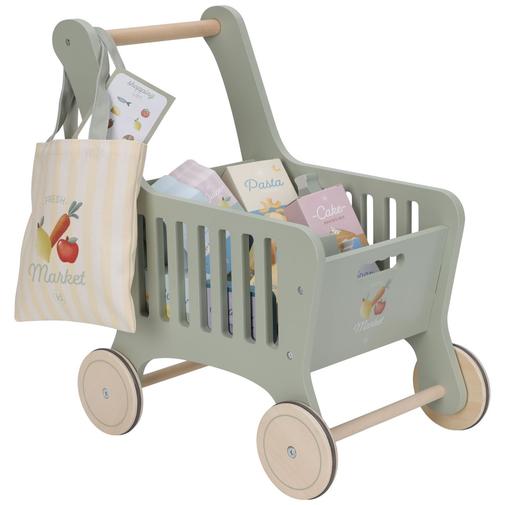 Little Dutch - Chariot de courses en bois