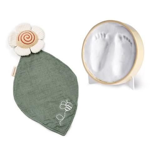 Nature & Découvertes - Coffret de naissance empreinte et doudou