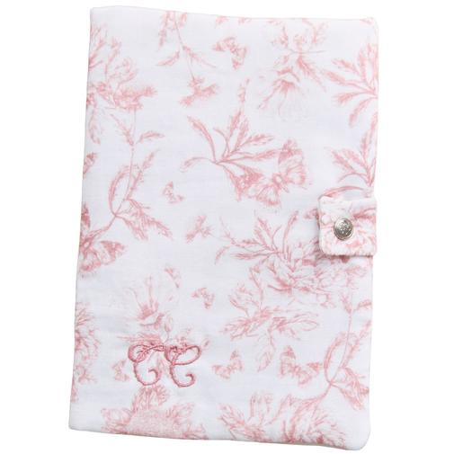 Tartine et Chocolat - Protège carnet de santé Toile de Jouy rose