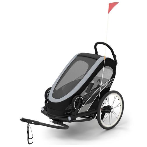 Cybex - Poussette remorque à vélo Zeno Bike All Black