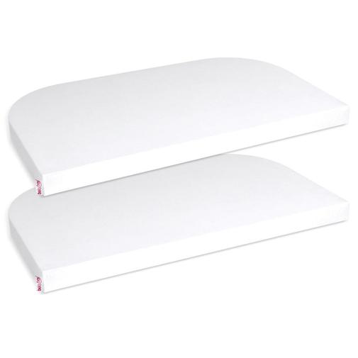 BABYBAY - Lot de 2 draps housse pour matelas cododo babybay original