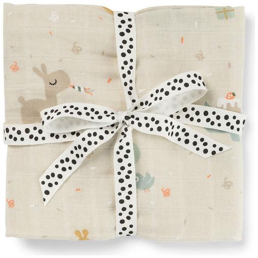 Done by deer - Maxi lange Celebration Sable (120x120 cm)