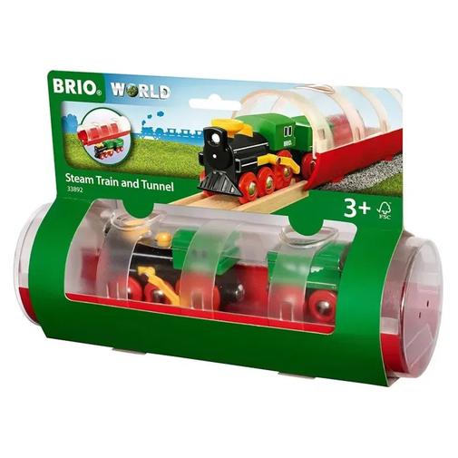 Brio - Train à vapeur et tunnel
