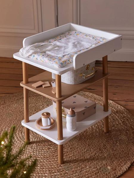 Vertbaudet - Table à langer poupée en bois FSC® blanc