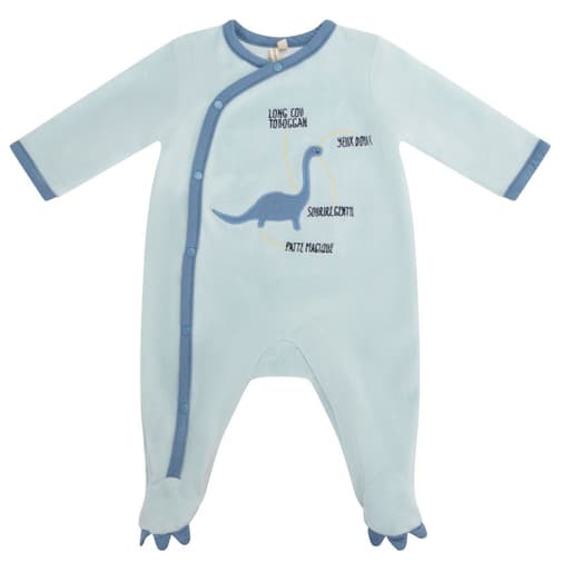 Prémaman - Dors-bien en velours Mes Amis les Dinos pour bébé garçon