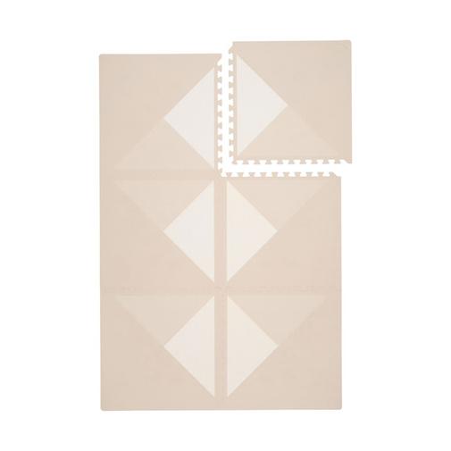 ToddleKind - Tapis de jeu puzzle en mousse beige 120x180cm