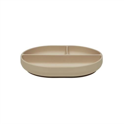 Oyoy Mini - Assiette En Silicone Beige