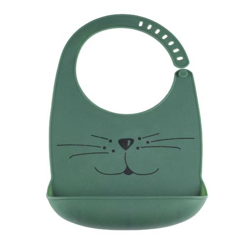 Trois Kilos Sept - Bavoir silicone avec récupérateur