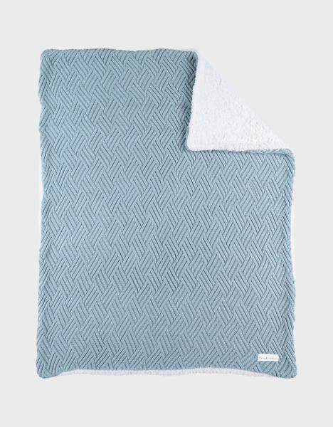 Noukie's - Couverture 75x100cm, Coton BIO/Sherpa