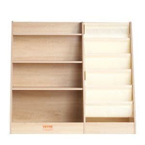 VEVOR - VEVOR – bibliothèque en bois à 4 niveaux pour enfants, bibliothèque à six couches pour livres et jouets