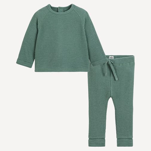 LA REDOUTE COLLECTIONS - Ensemble 2 pièces sweat et jogging, nid d'abeille
