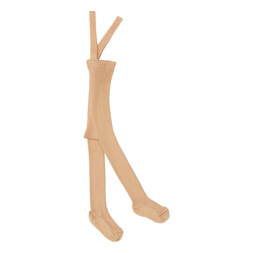 Smallable - Silly Silas - Collants à Bretelles Coton Bio - Marron glacé | Smallable