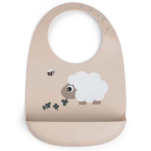 Done by deer - Bavoir en silicone Sheepy Sable